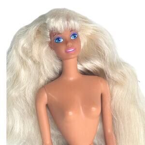 Barbie Doll Bubble Angel Nude Blonde Long Hair Twist Turn Blue Eyes Vintage 1994